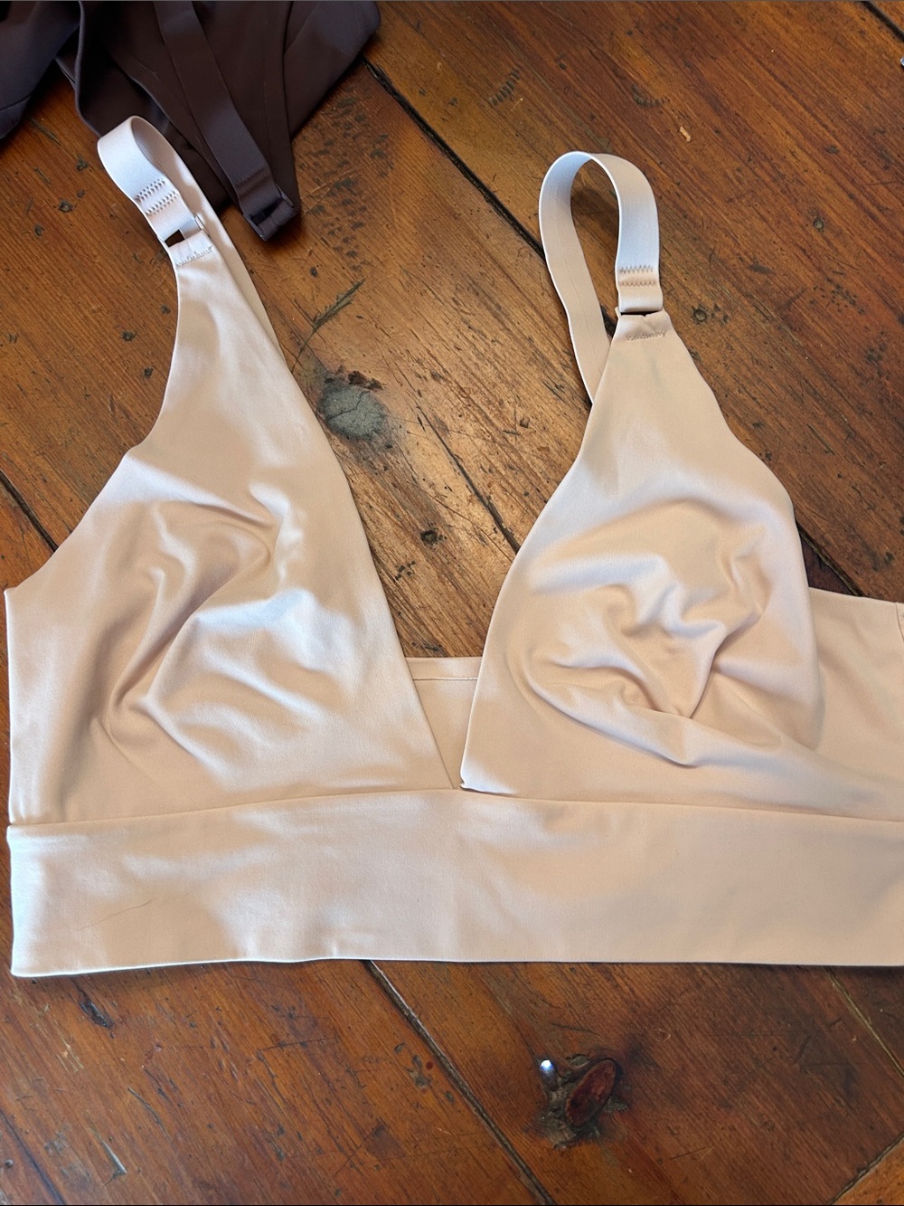 Everlane Soft Nude Triangle Bralette